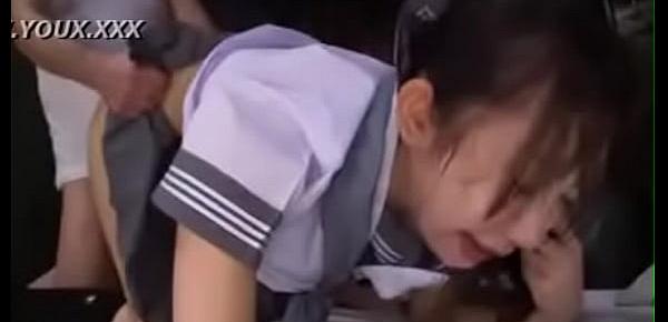  Japanese In Uniform Screams In Pain While Being Nailed Hard